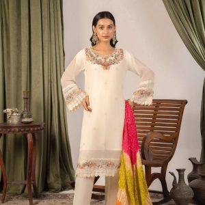 Pakistani chiffon 3pis